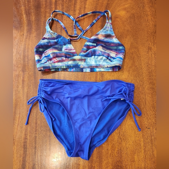 Athleta Other - Athleta Multicolor Strappy Bikini Set